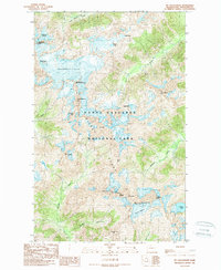 Mt Challenger 1989 topographic map thumbnail