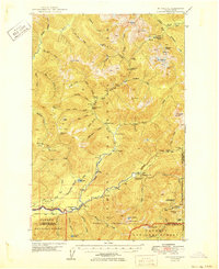 Mt Christie 1950 topographic map thumbnail