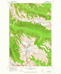 Mt Logan 1963 topographic map thumbnail