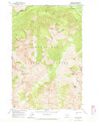Mt Lyall topographic map thumbnail
