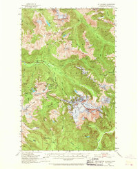 Mt Shuksan 1953 topographic map thumbnail