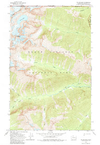Mt Spickard 1969 topographic map thumbnail
