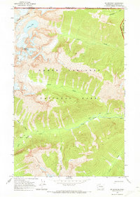 Mt Spickard 1969 topographic map thumbnail