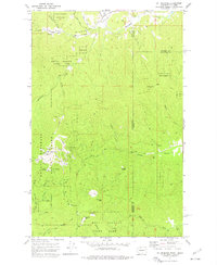 Mt Spokane 1973 topographic map thumbnail