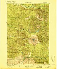 Mt St Helens 1919 topographic map thumbnail