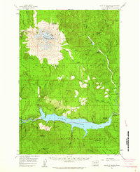 Mt St. Helens 1958 topographic map thumbnail