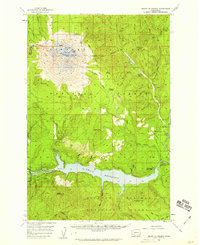 Mt St. Helens 1958 topographic map thumbnail