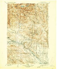 Mt Stuart topographic map thumbnail