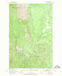 Mt. Walker 1953 topographic map thumbnail