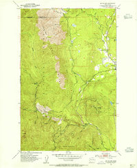 Mt. Walker 1953 topographic map thumbnail
