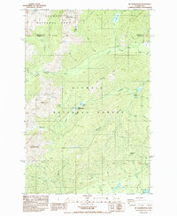 Mt. Washington 1985 topographic map thumbnail