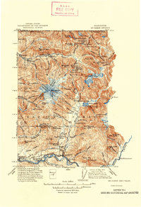 Mt. Baker Dist topographic map thumbnail