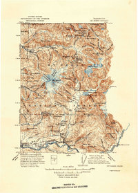 Mt. Baker 1915 topographic map preview