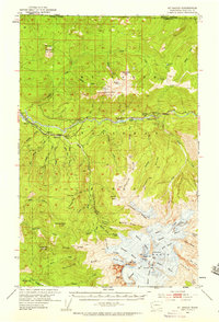 Mt. Baker 1952 topographic map thumbnail