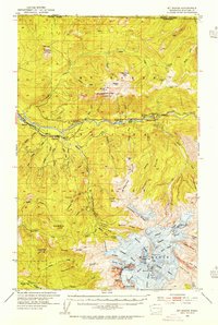 Mt. Baker 1952 topographic map thumbnail