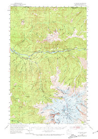 Mt. Baker 1952 topographic map thumbnail