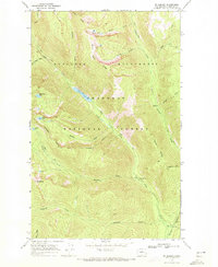 Mt. Barney 1969 topographic map thumbnail