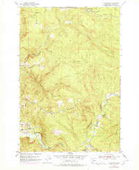 Mt. Brynion 1953 topographic map thumbnail