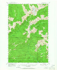 Mt. Steel 1947 topographic map thumbnail