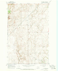 Mud Spring 1968 topographic map thumbnail