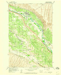 Naches 1958 topographic map thumbnail