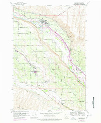 Naches 1958 topographic map thumbnail