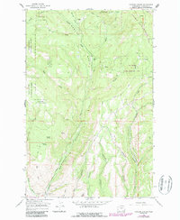 Naneum Canyon 1966 topographic map thumbnail