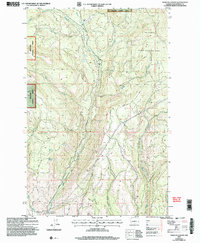 Naneum Canyon 2003 topographic map thumbnail