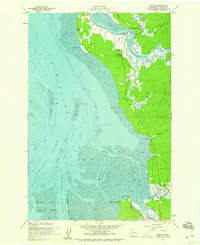 Nemah 1957 topographic map thumbnail