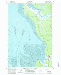 Nemah 1957 topographic map thumbnail