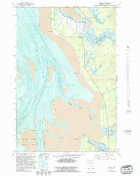 Nemah 1957 topographic map thumbnail