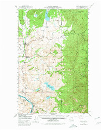Nespelem 1950 topographic map preview