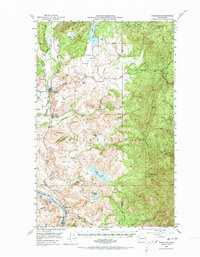 Nespelem 1950 topographic map preview
