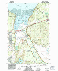 Nisqually 1959 topographic map thumbnail