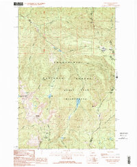 Noble Knob 1989 topographic map thumbnail