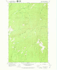 North Baldy 1967 topographic map thumbnail