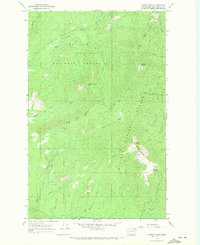 North Baldy 1967 topographic map thumbnail
