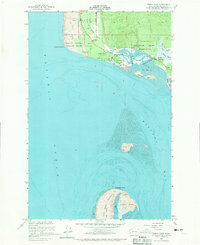 North Cove 1956 topographic map thumbnail