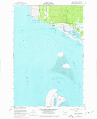North Cove 1956 topographic map thumbnail