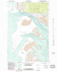 North Cove 1956 topographic map thumbnail