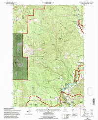 Northwestern Lake topographic map thumbnail