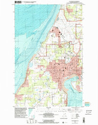 Oak Harbor 1998 topographic map thumbnail
