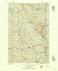 Oakesdale 1903 topographic map thumbnail