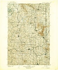 Oakesdale 1905 topographic map thumbnail