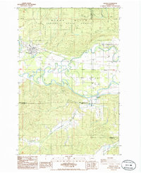 Oakville 1986 topographic map thumbnail