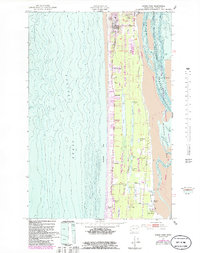 Ocean Park 1949 topographic map thumbnail