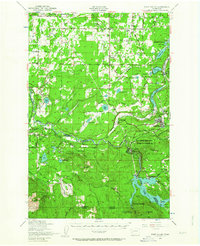 Ohop Valley 1949 topographic map thumbnail