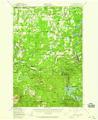 Ohop Valley 1949 topographic map thumbnail