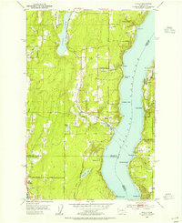 Olalla 1953 topographic map thumbnail