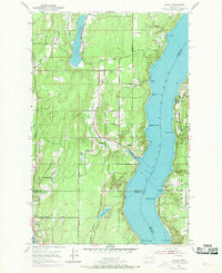 Olalla 1953 topographic map thumbnail